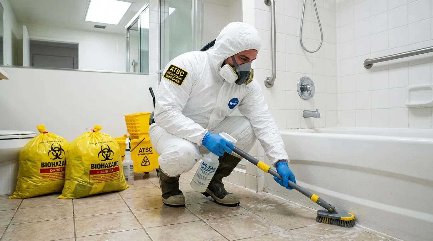 Decontamination equipment deployed for Blood Cleanup in Navasota